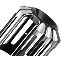 Cache sur filtre à huiler aluminium harley dyna softail sportster street glide fat bob touring twin cam