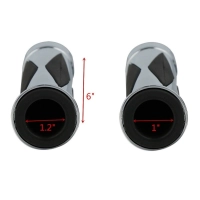 Poignée 1" et 25mm pour harley davidson touring softail suzuki yamaha kawasaki honda