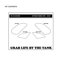 Kit antidérapant transparent stompgrip yamaha xj6 / diversion / f 2009-2017