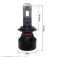 Ampoule led h7 6500k 32w 6000lm
