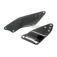 Paire de reposes pieds carbone kawasaki zx10 zx10r 2006-2007