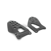 Paire de reposes pieds carbone suzuki gsxr 600 750 2004-2005