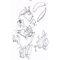 Kit visserie de carénage ducati 848 1098 1198