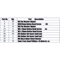 Kit visserie de carénage ducati 848 1098 1198