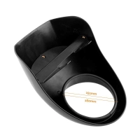 Carénage de phare avant noir pour harley sportster dyna fx xl fork