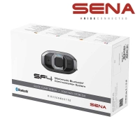 Intercom sena sf4 bluetooth 4.1 radio fm, fixation rapide, 4 connexions/1.2km