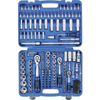 Coffret de douilles super lock | 6,3 mm (1/4") / 10 mm (3/8") / 12,5 mm (1/2") | 192 pièces