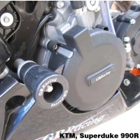 Kit de protection axe de roue avant gb racing ktm superduke 990 2007-2013