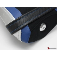 Couvre selle styleline passager luimoto yamaha r6 (17-18) coutures vertes