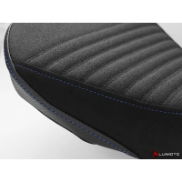 Couvre selle race pilote luimoto suzuki gsxr 1000 (17-18) coutures bleues