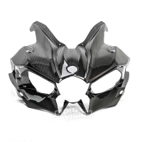 Tête de fourche carbone brillant kawasaki ninja h2 2015-