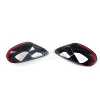 Paire de cache rétroviseur - mirroir carbone vernis ducati panigale v4