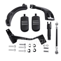 Commandes avancées noires pour harley davidson sportster 883 1200 xlh xl 2014-2019