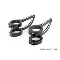 Support de phare rogue noir & alu pour fourche de 32 à 59 mm