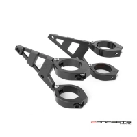 Support de phare stomp noir pour fourche de 32 à 59 mm