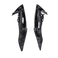 Ecopes de tête de fourche carbone vernis yamaha r1 2020-
