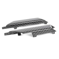 Caches sur tube de fourche carbone vernis bmw f800gs 2014-2018