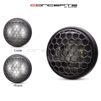 Phare avant led 7,7" phare et code honeycomb grill