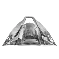 Cache central de tête de fourche carbone kawasaki zx10 2011-2015