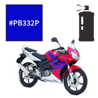 Peinture en spray honda pearl heron blue cbr125r 2005