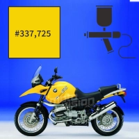 Peinture bmw  dakar yellow n°2 r 1100 gs 1999