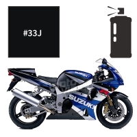 Peinture en spray suzuki pearl novelty black 1000 gsx-r 2001-2002