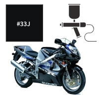 Peinture suzuki pearl novelty black gsxr 750 gsx-r 1989-2000