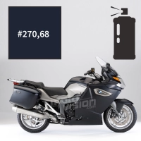 Peinture en spray bmw bleu royal k 1300 gt 2009-2011