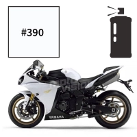 Peinture tricouche en spray yamaha liquid metal bluish white met 2 r1m 2015-2017