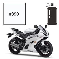 Peinture tricouche en spray yamaha bluish white cocktail r6 1999-2002 2006-2016 50th anniversary