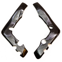 Paire de protection de cadre court carbone honda cbr 600 2007-2013