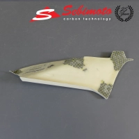 Cache canaux d'airs gauche poly sebimoto yamaha r1 2002 - 2003