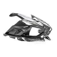 Tête de fourche carbone brillant kawasaki ninja h2 2015-