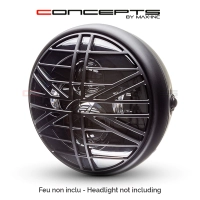 Grille de phare  7" aluminium cnc union jack grill design