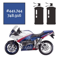 Peinture tricouche en spray bmw pacific blue 2 pearl r1100s /cup 1998-2002
