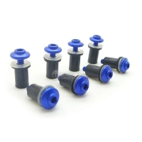 Kit de fixation pour bulle noir en diamètre 4mm