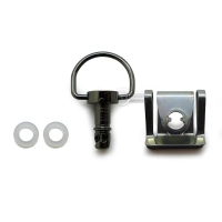 Kit de fixation rapide argenté brillant diamètre 6 longueur 17mm