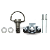 Kit de fixation à riveter argenté brillant diamètre 6 longeur 17