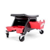 Tabouret de travail mobile avec plateau de rangement