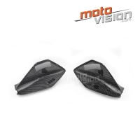 Caches rétroviseur carbone vernis kawasaki er 6f 14/16