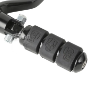 Commandes avancées noires pour harley davidson sportster 883 1200 xlh xl 1991-2003