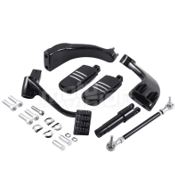 Commandes avancées noires pour harley davidson sportster 883 1200 xlh xl 2014-2019