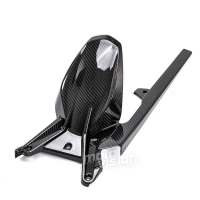 Lèche roue avec guide chaine carbone ktm superduke 1290 2020-2023