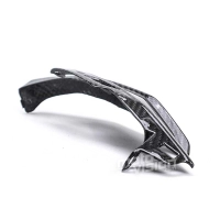 Caches sous tête de fourche carbone brillant kawasaki z1000 2014-