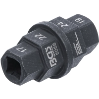 Douille spéciales moto | 10 mm (3/8") | 17 - 19 - 22 - 24 mm