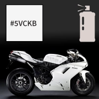 Peinture tricouche en spray ducati white pearl 1198 2009-2010