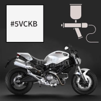 Peinture tricouche ducati white pearl 696 monster 2008-2009