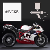 Peinture tricouche ducati white pearl 1098 r bayliss limited edition 2002