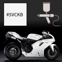 Peinture tricouche ducati white pearl 1198 2009-2010