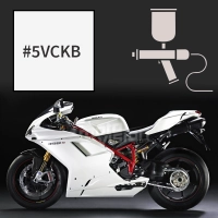 Peinture tricouche ducati white pearl 1098 s 2010